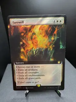 MTG Universes Beyond Doctor Who Farewell Extended Art Foil NM! - Image 1
