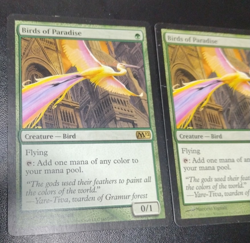 Magic The Gathering - Birds of Paradise M12 Light Play/ Played Lot of x3 MTG - Image 2