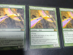 Magic The Gathering - Birds of Paradise M12 Light Play/ Played Lot of x3 MTG - Image 3