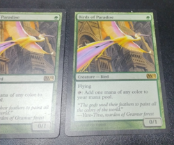 Magic The Gathering - Birds of Paradise M12 Light Play/ Played Lot of x3 MTG - Image 4