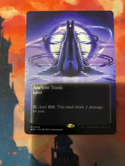 MTG Edge of Eternities Ancient Tomb Borderless - Image 1