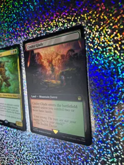 MTG Rare Regular: 0485 Cinder Glade (Extended Art); 0133 Kraven the Hunter - Image 4