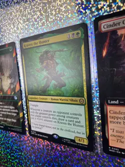 MTG Rare Regular: 0485 Cinder Glade (Extended Art); 0133 Kraven the Hunter - Image 5
