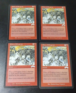 Price of Progress Playset - #95 Exodus Regular - MTG Played/ Moderate x4 Lot - Image 1