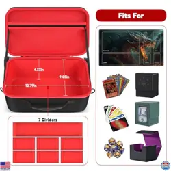 Casmilee Premium Trading Card Storage Box for MTG, TCG, Magic & Yu-Gi-Oh! - 7 - Image 2