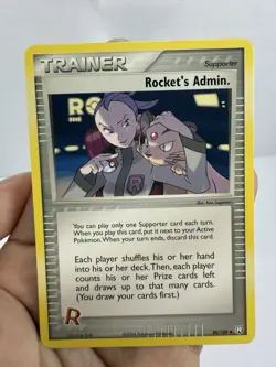 Pokemon Rocket’s Admin 86/109 Team Rocket Returns Uncommon Non Holo - Image 2