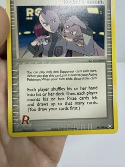 Pokemon Rocket’s Admin 86/109 Team Rocket Returns Uncommon Non Holo - Image 5