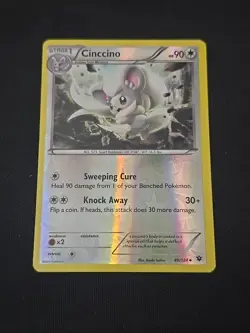 Cinccino 89/124 Fates Collide Reverse Holo Rare Pokemon TCG Light Played - Image 1