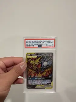 Hidden Fates Black Star Promo SM210 Moltres, Zapdos, Articuno GX Pokemon - Image 1