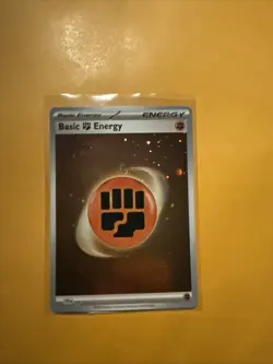 Pokemon 151 TCG Legit HD Cosmo Holo Fighting Energy 3 Swirl - Image 3