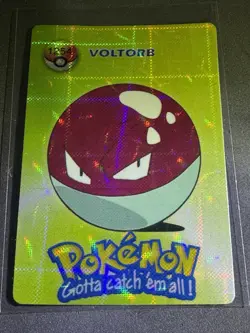 Voltorb & Electabuzz - 2000's Pokemon Prism Vending Sticker - NM - Image 3