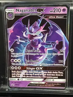 Pokemon Tcg Naganadel GX SM125 Sm Promos Holo LP - Image 1