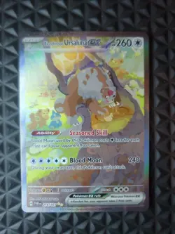 Pokemon TCG Bloodmoon Ursaluna EX Twilight Masquerade 216/167 - Image 1