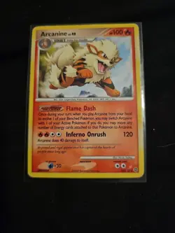 Pokemon TCG Secret Wonders Arcanine Regular Rare 22/132 - LP - Image 1