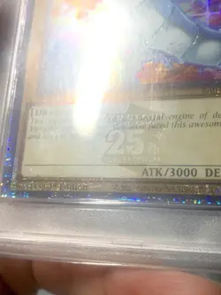Blue-Eyes White Dragon YuGiOh! Quarter Century Secret Rare RA04-EN002 - Image 3