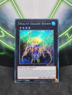 Yugioh Stealth Kragen Spawn BROL-EN031 Secret Rare 1st Edition NM - Image 1