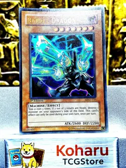 Yugioh Barrel Dragon MRD-126 Ultra Rare Metal Raiders 1st Edition -Vintage -NM - Image 1