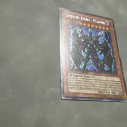 Yugioh Destiny Hero - Plasma CT04-EN003 Secret Rare Limited Edition MP - Image 2