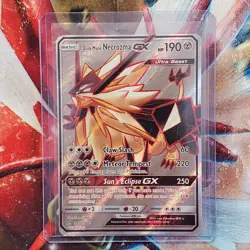Dusk Mane + Dawn Wings Necrozma GX - Full Arts + Regulars Pokemon Cards Lot #166 - Image 4