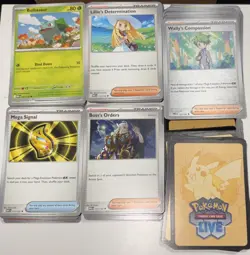 Pokemon Mega Evolution Bulk Card Lot 275 Cards - 220 Reg / 60 Holos / Code Cards - Image 1