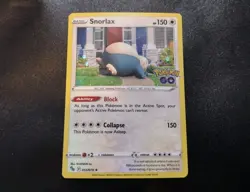 Snorlax 055/078 HD GALAXY SWIRL Cosmos Holo Pokemon Card LP - Image 1