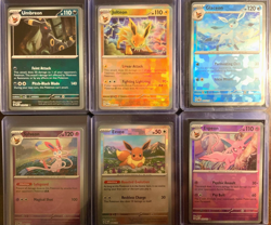 Pokemon Prismatic Evolutions Complete Master Ball Set Of (67) Cards - Image 1
