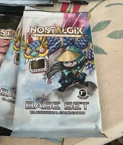 Nostalgix Base Set 1st Edition - 61 Sealed Booster Packs - Trading Card Game TCG - Image 2