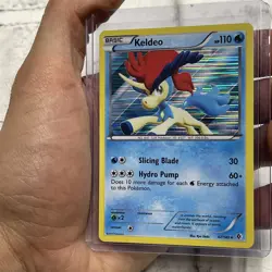 Keldeo 47/149 - Pokemon Boundaries Crossed Holo Rare Card LP/NM Nintendo TCG - Image 2