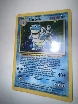 Pokemon TCG Blastoise Base Set 2/102 Unlimited Holo Rare Card! 1999🌊🌊🌊 - Image 4
