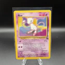 Pokemon Mew #8 Black Star Promo Non-Holo Card Base Set LP - Image 1
