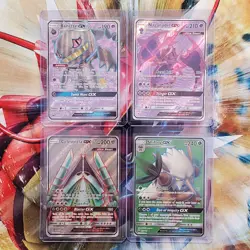 Banette + Naganadel + Celesteela + Shiftry GX Full Arts - Pokemon Cards Lot #164 - Image 1