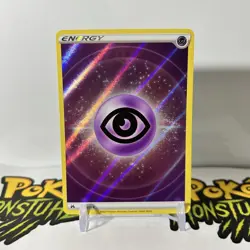 Psychic Basic Energy 156/159 Crown Zenith Textured Full Art Holo Pokemon Card NM - Image 1
