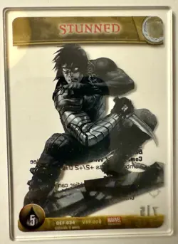 Winter Soldier Upper Deck Vs System 2PCG Stunned Acrylic Card Promo L2 #5 - Image 1
