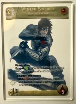 Winter Soldier Upper Deck Vs System 2PCG Stunned Acrylic Card Promo L2 #5 - Image 2