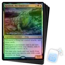 FOIL GROLNOK, THE OMNIVORE X4 Innistrad: Crimson Vow VOW Magic MTG MINT CARD - Image 1