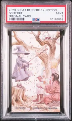 PSA 9 2023 THE GREAT BERSERK EXHIBITION LOTTERY ORIGINAL CARD SCHIERKE - Image 1
