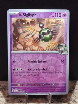 N's Sigilyph 064/159 Morgrem 072/159 Journey Together Reverse Holo Pokemon Cards - Image 3