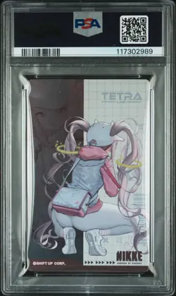 2023 GODDESS OF VICTORY: NIKKE GUN GIRL METAL CARD COLLECTION ALICE PSA 10 - Image 2