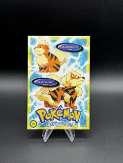 Pokemon Growlithe Arcanine 2000 Vintage Post Card 29 Navarrete Peru Us Seller - Image 1