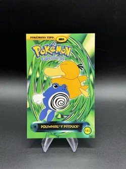Psyduck & Poliwhirl Pokemon 2000 Vintage Post Card 102 Navarrete Peru Us Seller - Image 1