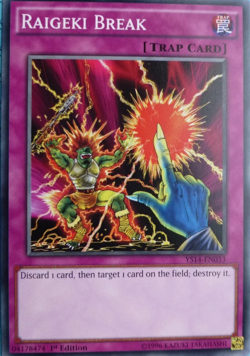 Raigeki Break YS14-EN033 Yu-Gi-Oh Common Card 1st Edition - Image 1