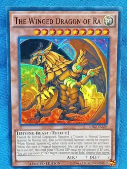 YuGiOh Cards - The Winged Dragon of Ra - LDK2-ENS03 - Near Mint - Image 1