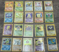 Huge Vintage WOTC Pokemon TCG Lot Of 20 Cards Holo Rare / Non Holo Rares MP-NM - Image 1
