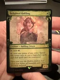 Delighted Halfling (Showcase Scrolls Foil) Lord of the Rings 609 NM - Image 1