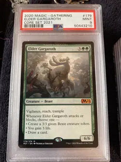 PSA 9 Mint Elder Gargaroth Core Set 2021 English MTG - Image 1