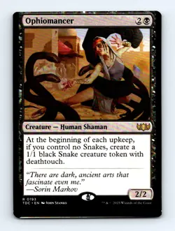#193 2025 Tarkir: Dragonstorm Commander Ophiomancer Rare MISCUT - Image 1