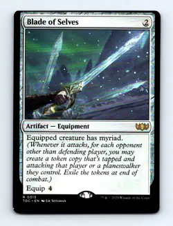#313 2025 Tarkir: Dragonstorm Commander Blade of Selves Rare MISCUT - Image 1