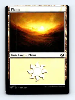 #277 2025 Tarkir: Dragonstorm * Plains Common MISCUT - Image 1