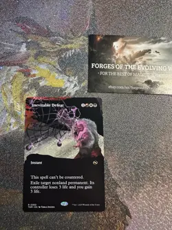 Inevitable Defeat Borderless Tarkir: Dragonstorm TDM - Image 1