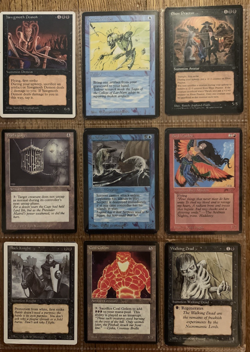 Nearly 300 Old School Vintage Magic The Gathering Alpha Beta Unlimited Arabian - Image 2